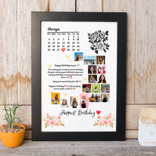 Spark happy birthday photo frame